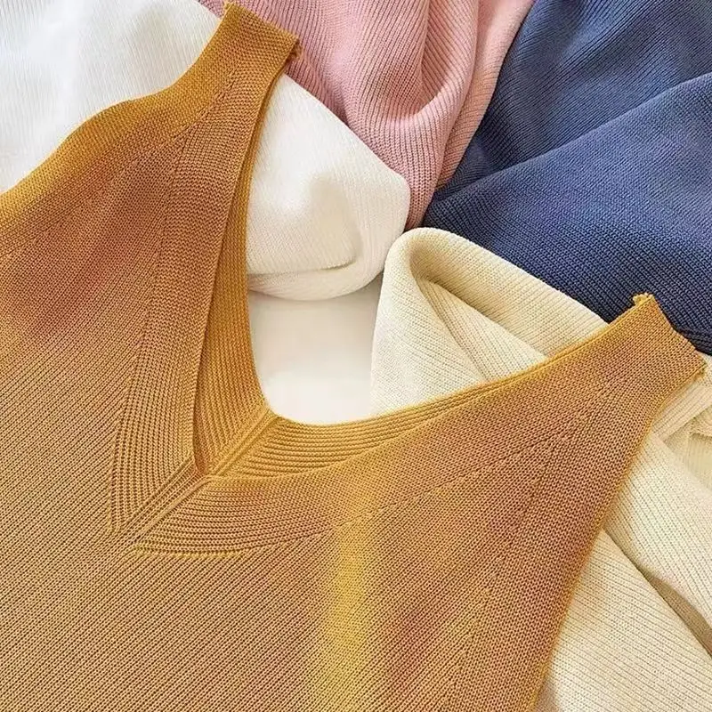Elegant V-Neck Tank Top in Various Colors