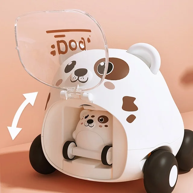 Montessori Baby Toy Cars for 1 Year Old Toddler Birthday Gift Toys Cartoon Car for Babies Boys Interactive Toy For Kids Children 5