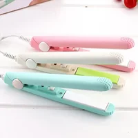 Mini Hair Straightener Clipboard Small Power Plug Curling Hair Straight Hair Girls Air Bangs Portable Hair Straightener 1