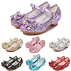 Princess Party Dress Up High Heels Shoes for Girls Kids Cosplay Wednesday Adams Black Sandals Pageant Graduation Ceremony Shoe 1