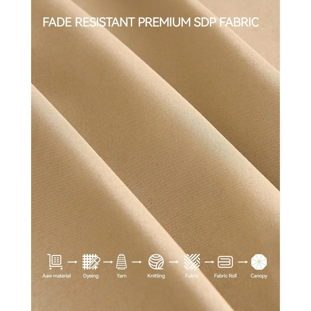 Solar Cantilever Patio Umbrella 5