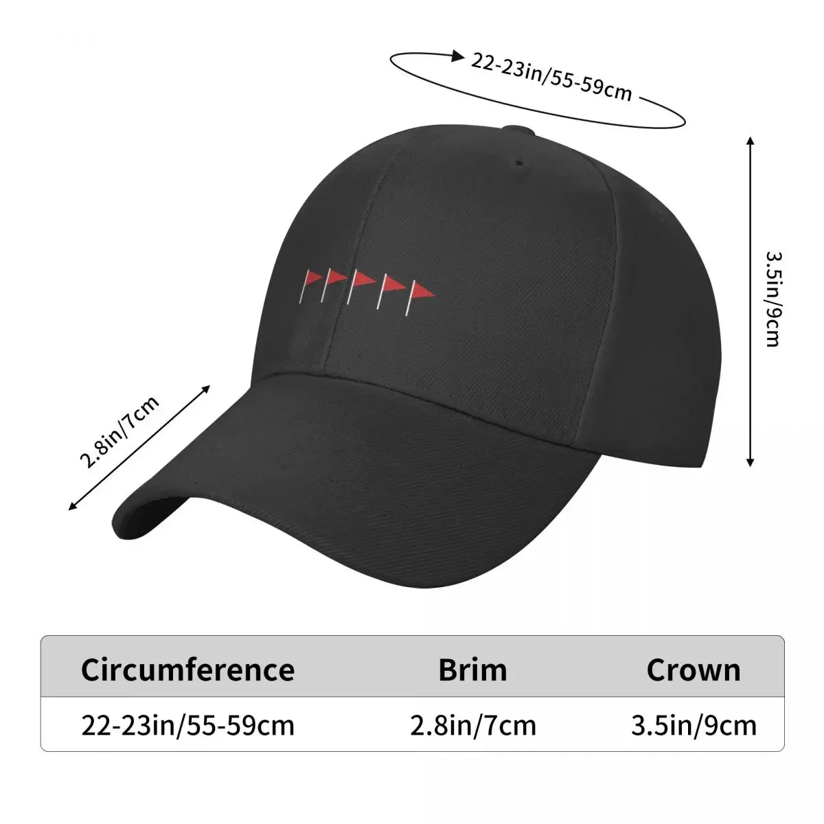 Red Flags Relationship Trending Meme Funny Social Media Baseball Cap New In Hat Horse Hat Women's 2024 Men's