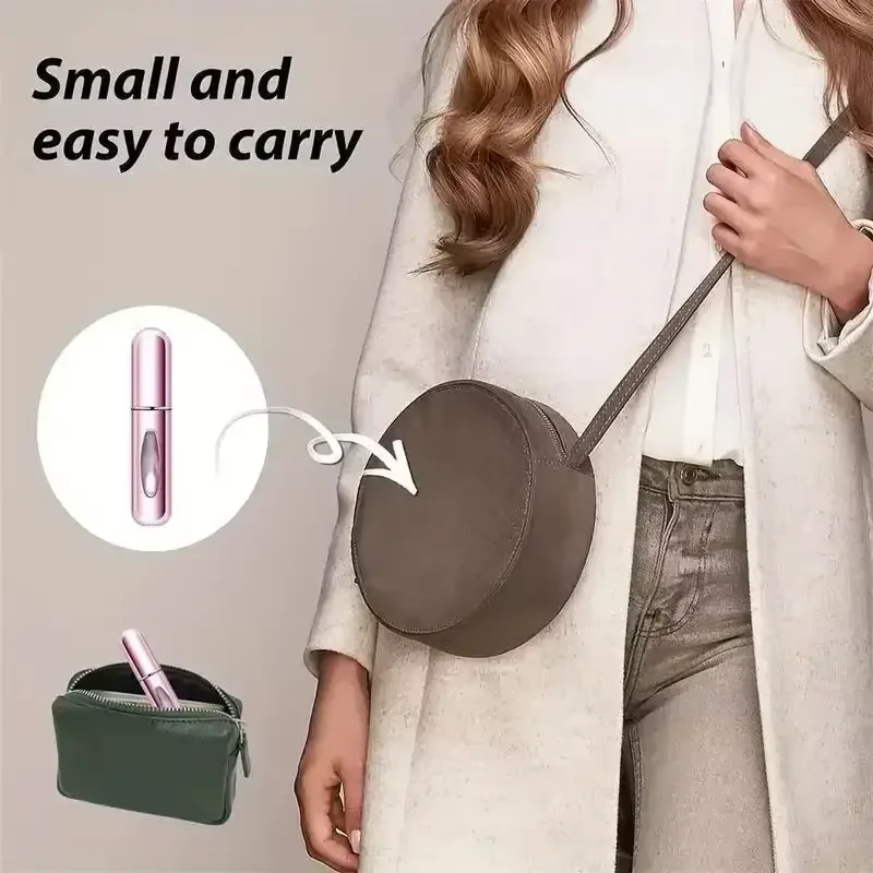 5/8ml Refillable Perfume Spray Atomizer Aluminum Perfume Spray Scent Pump Perfume Atomizer Refillable Mini Bottle for Travel 6