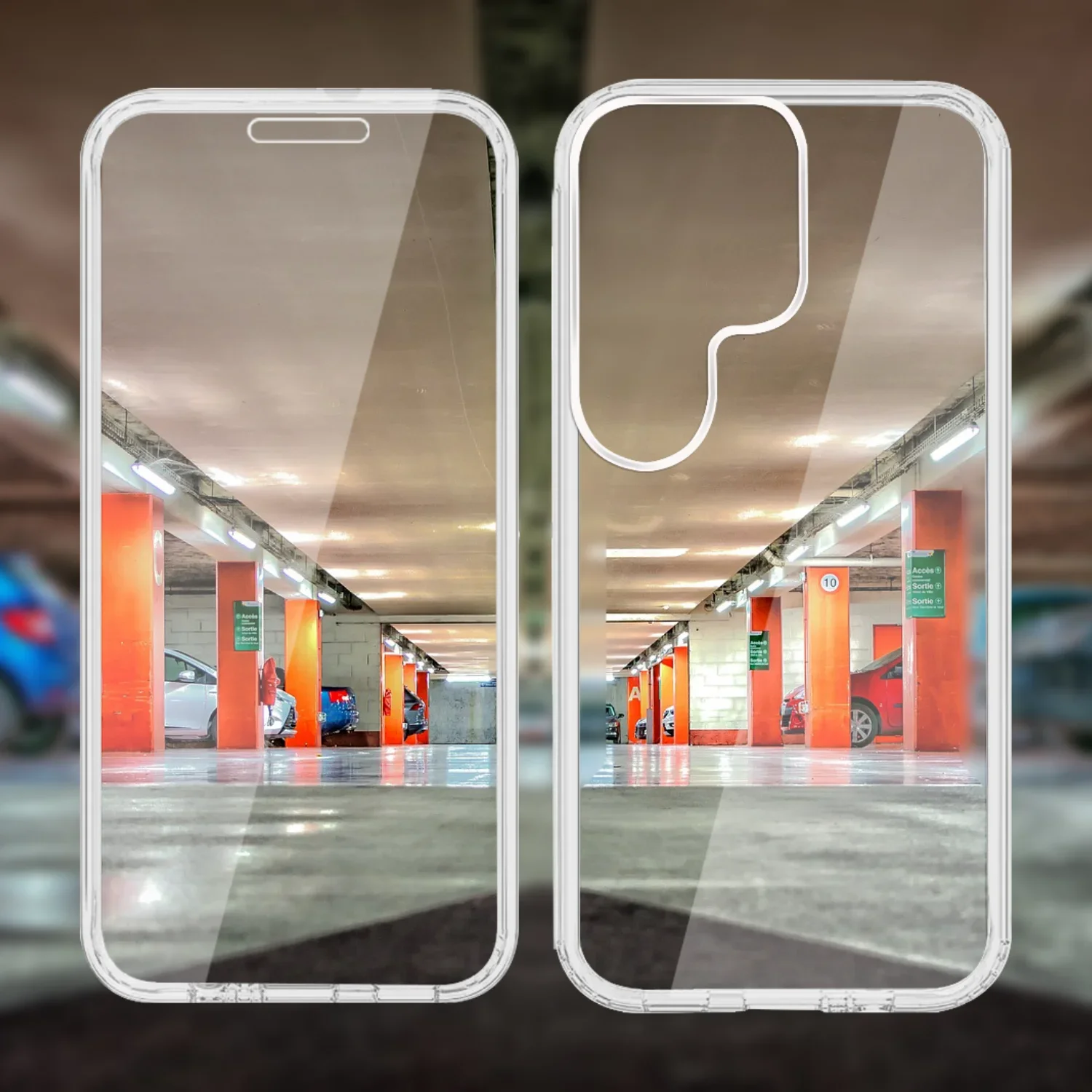 3-in-1 360° Transparent High-Definition Protective Phone Case