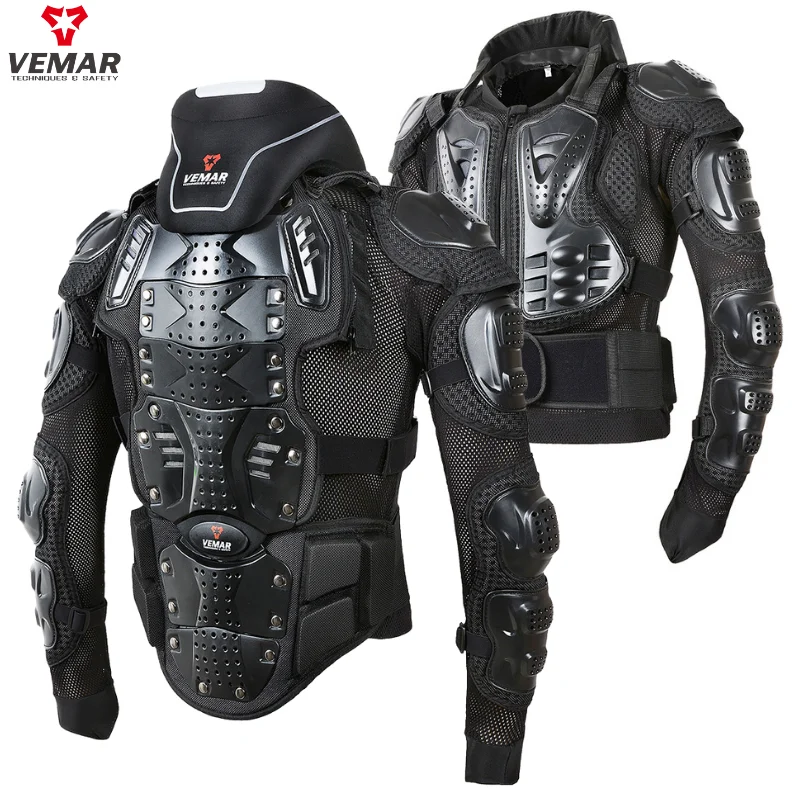 Motocross Body Armor Men's Summer Protective Cycling Jacket Summer Motorcycle Armor Jacket Breathable Motorbike Full Body motorcycle armor motorcycle body armor body protector