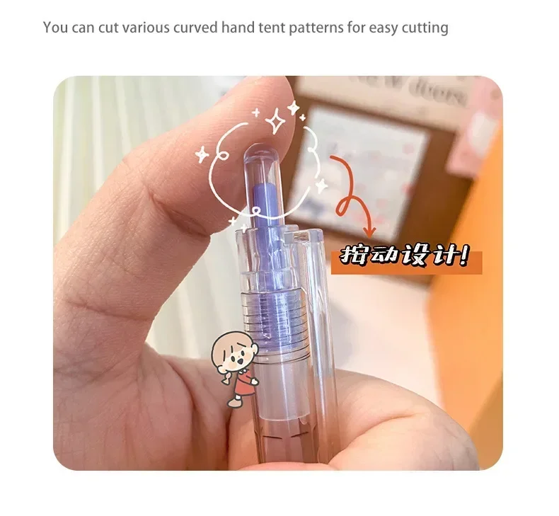 Art Utility Knife Pen Scrapbooking Cutting Tool Express Box Knife Paper Cutter DIY Craft Supplies Album Diary Carving Tools paper cutter utility knife