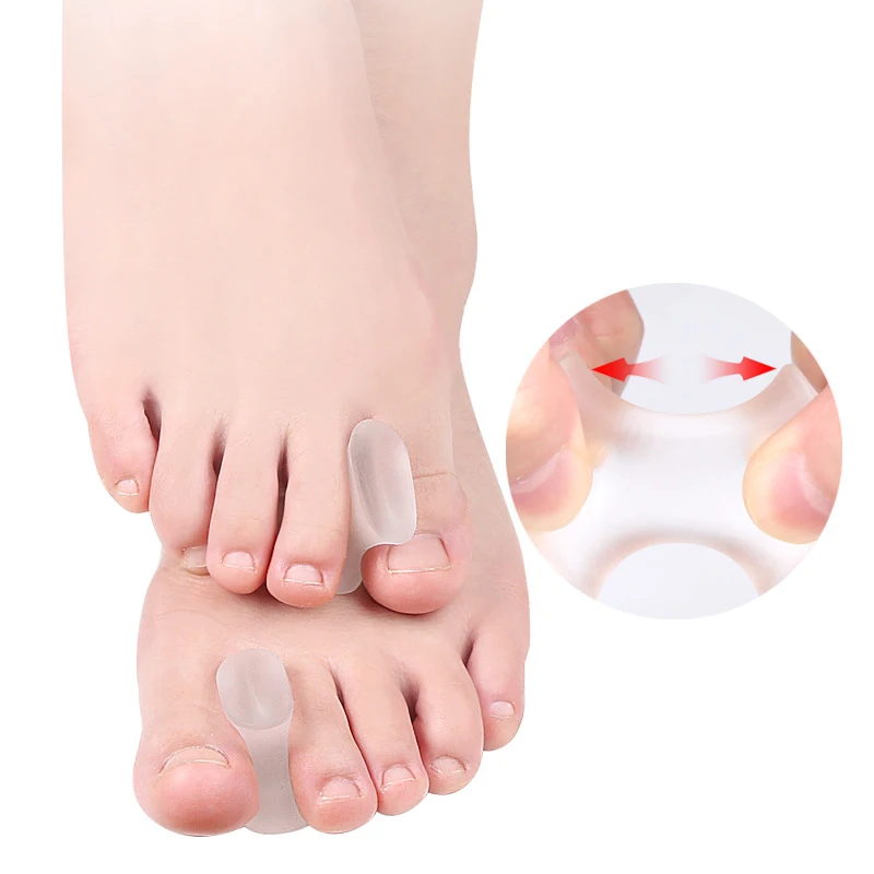 

Hallux Valgus Splint Straightener Pain Relief Feet Toe Spacer Toe Separators Bunion Corrector for Overlapping Toes Spacer