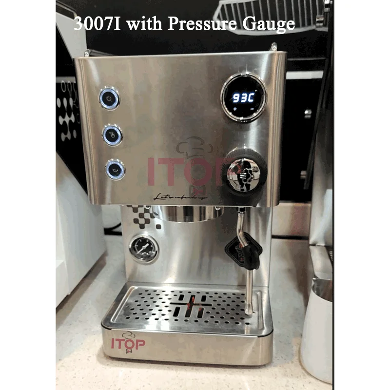 GZZT Hand Press Coffee Machine 9Bar Espresso Constant or Variable Pressure  Rod Coffee Machine with PID Temperature Adjustment