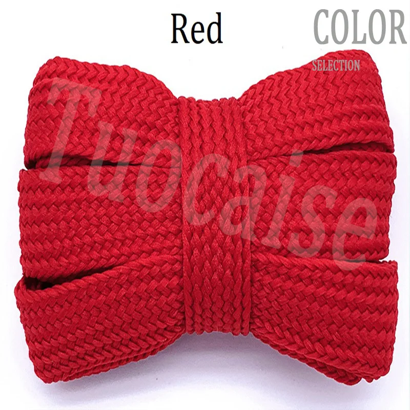 Premium 20mm Thick Flat Colored Soft Shoelaces