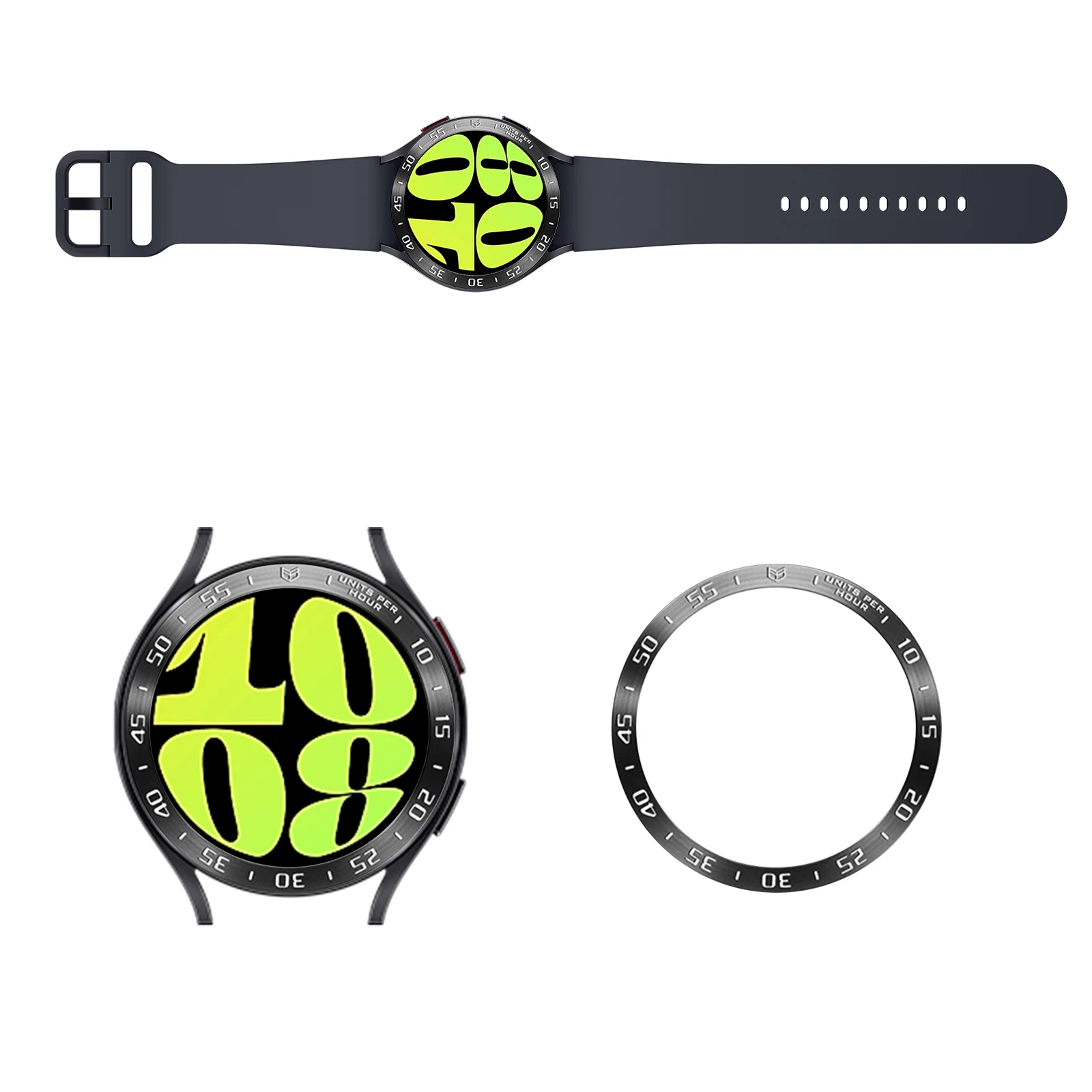 Stainless Steel Bezel Ring Cover - Metal Frame Speed Protector Shell