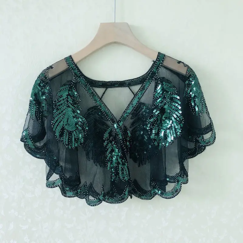 Summer New V-neck Fashion Shawl Women High Street Casual Loose Button Elegant Cardigan Embroidered Sequined All-match Y2K Tops