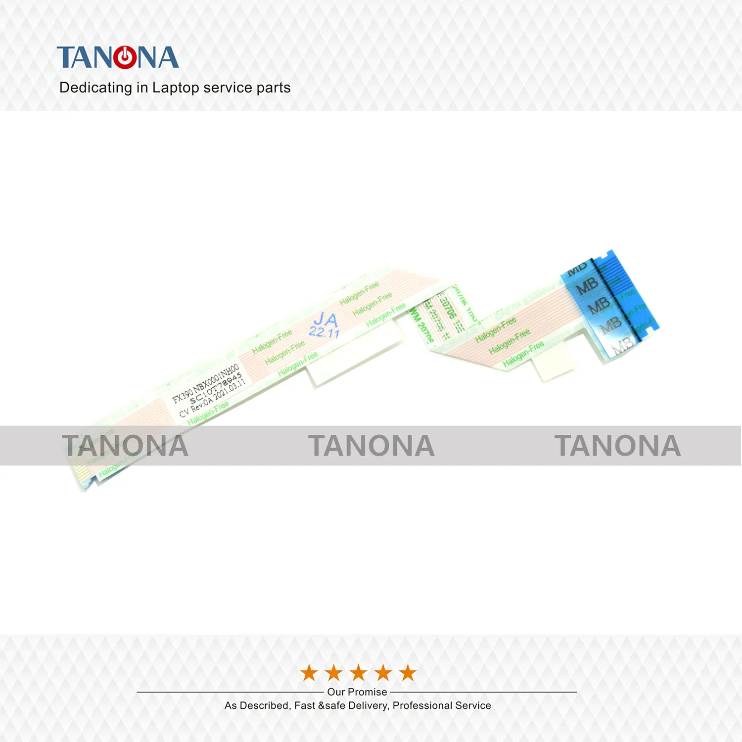 Original New 02HL055 02HL056 NBX0001NH00 For Lenovo ThinkPad X390 X395 X13 TP FFC Touchpad Clickpad Cable