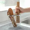Stainless Steel Chopsticks Holder Chopsticks Storage Rack Wall Mounted Spoon Fork Cutlery Holder Tableware Draining Rack 4