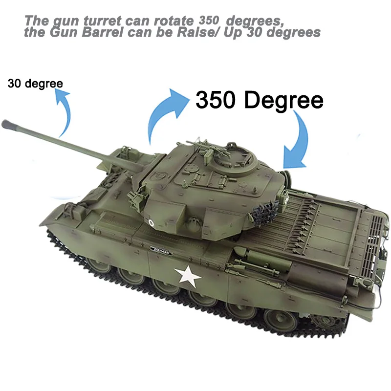 Remote Control Heavy UK/MK5 Centurion Main Battle Tank War Military Vehicle Simulation Smoke Shooting Effect Collection 6