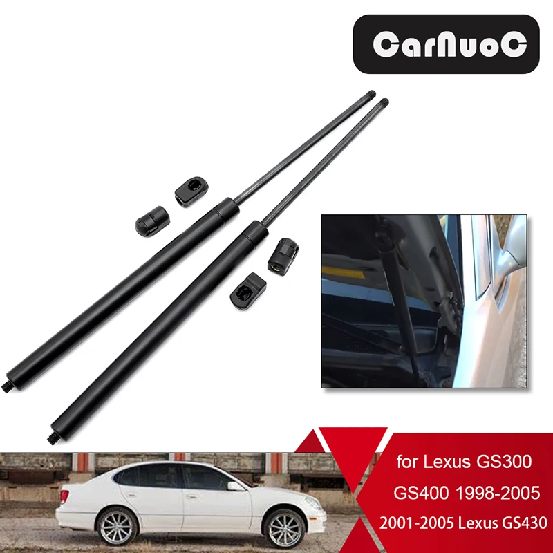 

1 Pair New Car Spring Steel Front Hood Lift Support Strut Shock Car Accessories For Lexus GS300 GS400 GS430 1998 - 2005 4536