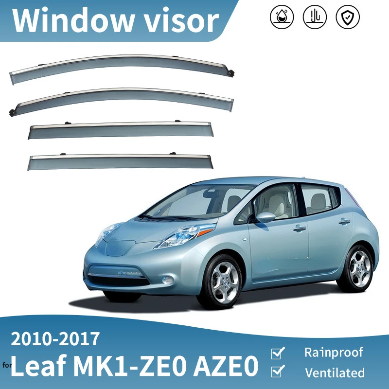 

Козырьки для боковых окон автомобиля для Nissan Leaf 2010-2017 MK1-ZE0/AZE0 дефлекторы защита от дождя и бровей солнцезащитный козырек