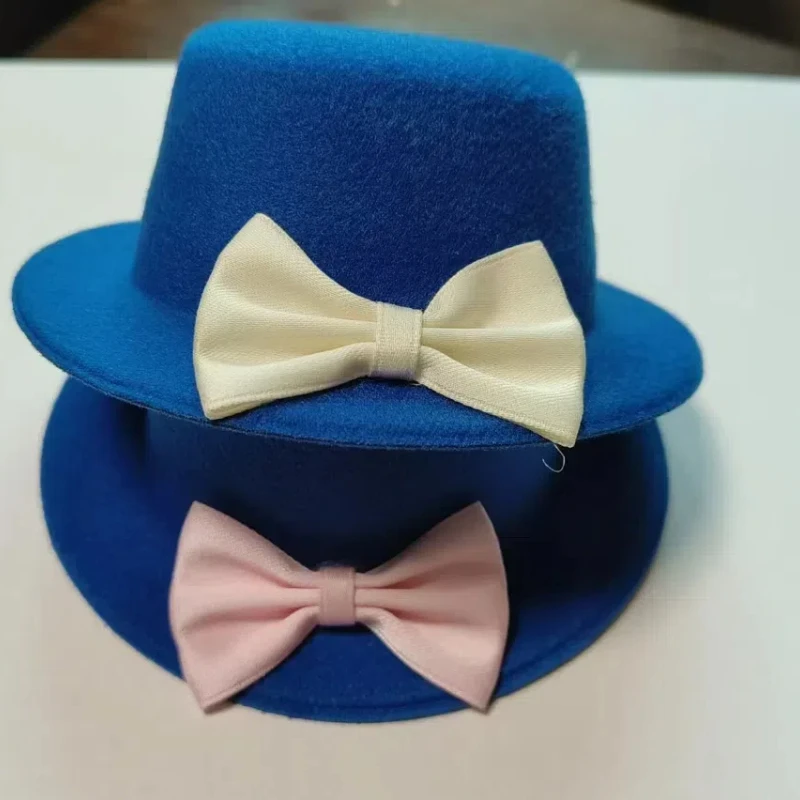 Yumeno Kyusaku Cosplay Hat Blue small object top clip flat hat lolita small top hat clip headdress