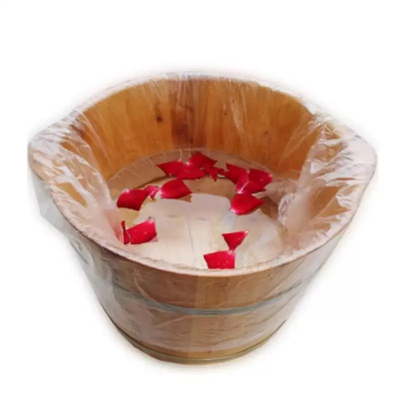 Environmentally Disposable Foot Tub Liners 90pcs Environmentally Disposable Foot Tub Liners Bath Basin Bags Feet Pedicure Foot Detox SPA Heat Preservation Accessories