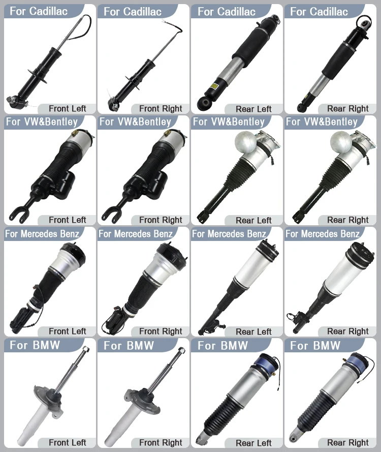 Hot sale air suspension shock absorber for land rover audi bmw mini mercedes porsche jeep hyundai lexus toyota cadillac vw 3