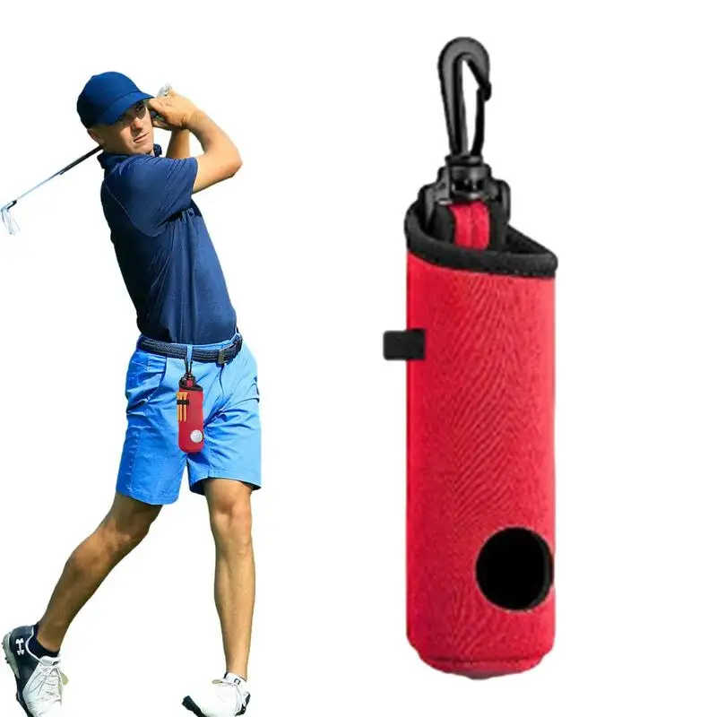 

Ball Bag Holder Clip Elastic Golf Bag Pouch Golf Ball Carrier Lightweight Multifunctional Reusable Golf Ball Bag Holder Clip