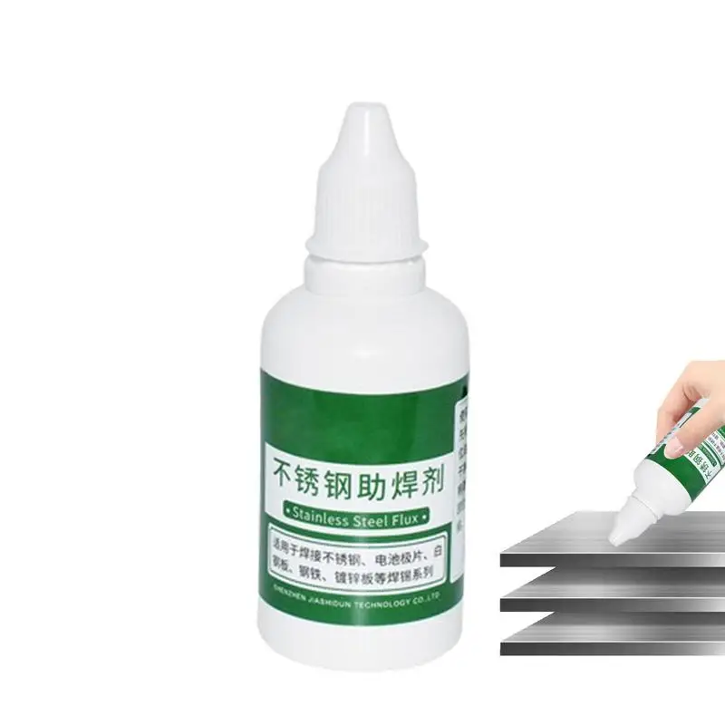 

Solder Flux Liquid Liquid Metal Bonding Adhesive 50ml Rinse-Free DIY Soldering Assistant Fluid With Dispensing Tip Electrical