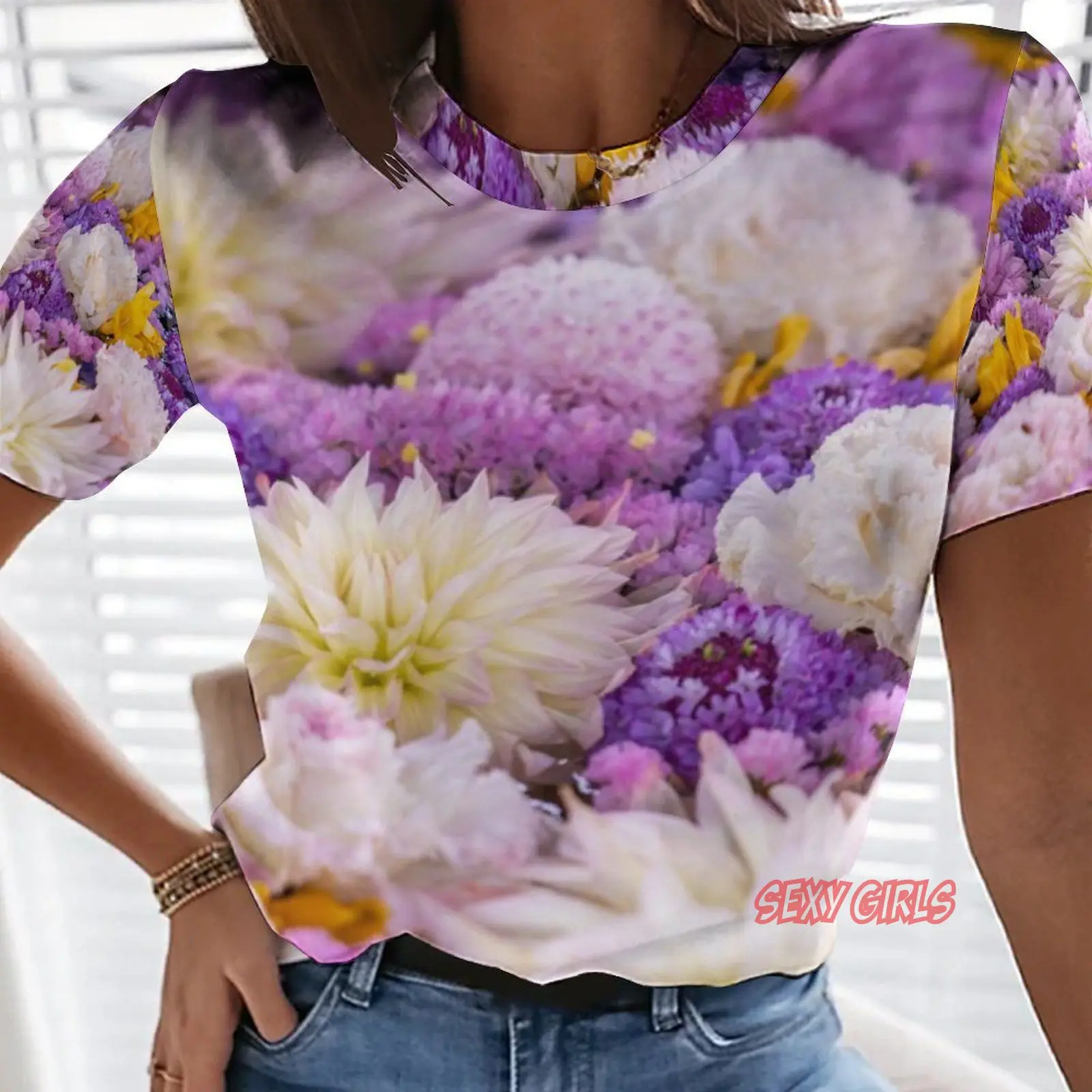 Women’s 3D Digital Print Shirt Set – Long Sleeve Urban Casual Outfit