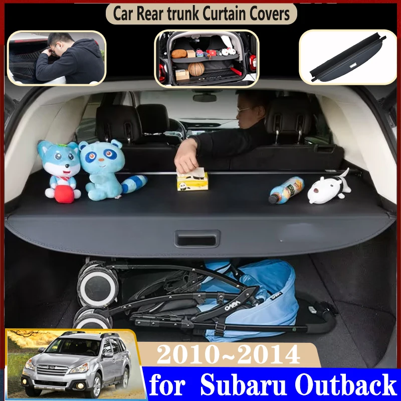 

Автомобильная занавеска для багажника Subaru Outback, занавеска для багажника MK4 2010 ~ 2014 2012, занавеска для багажника, задняя занавеска, выдвижная занавеска, автомобильные аксессуары