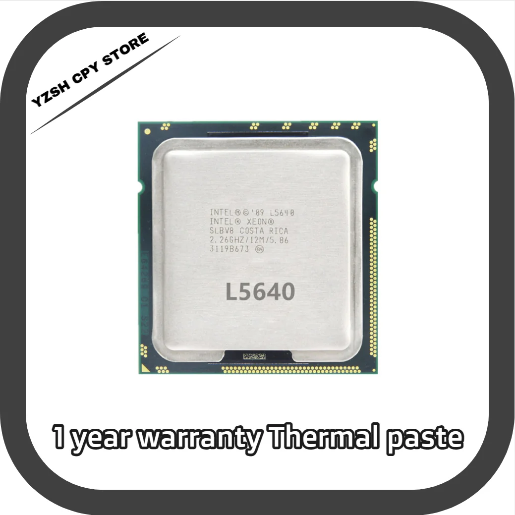 

Серверный процессор Intel Xeon L5640 2,26 ГГц 12 МБ 5,86 ГТ/с SLBV8 LGA 1366