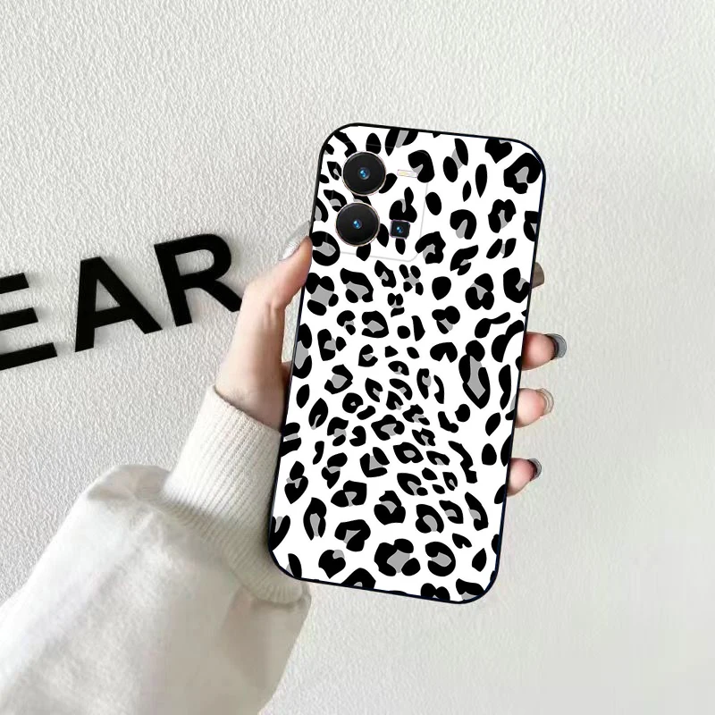 Animal Leopard Cheetah Print Phone Case For VIVO Y53S Y33S Y01 Y22S Y31 Y21 Y70 Y21S Y72 V21 V2023 V21E V20 SE iQOO Z8x X100 Pro