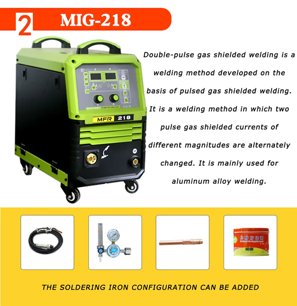 Electric Smart Welding Machine Gas Shielded Double Pulse Aluminum-Magnesium Stainless Steel Aluminum-Silicon Welding Machine