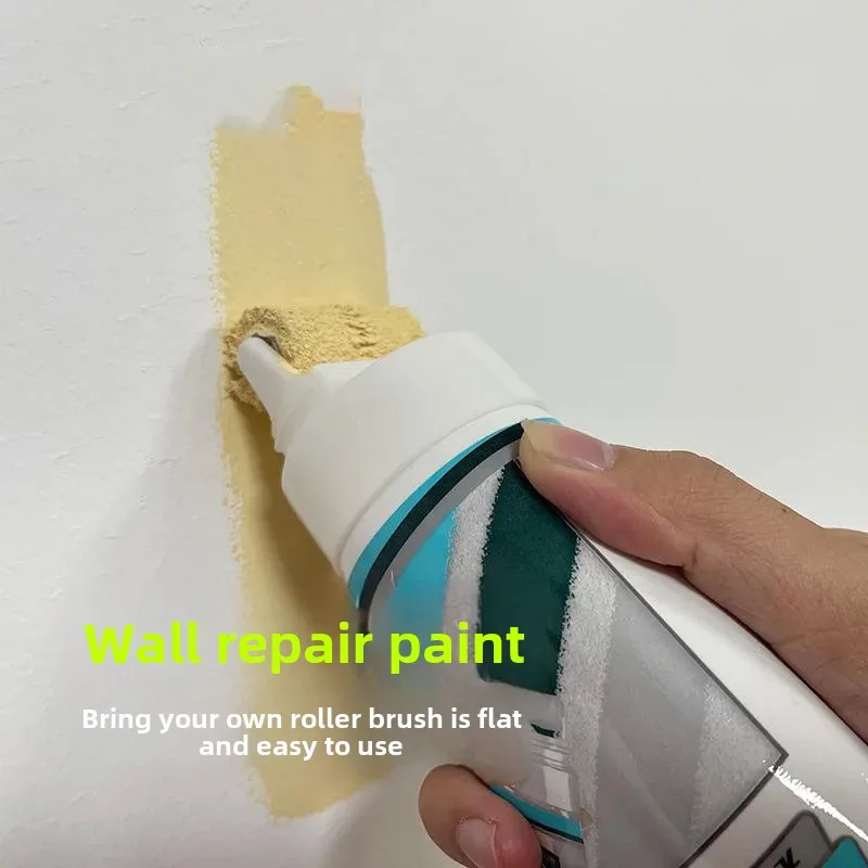 Repair wall paint, small roller brush, graffiti, dirt cover, repair paint, wall renovation, environmentally friendly latex Paint