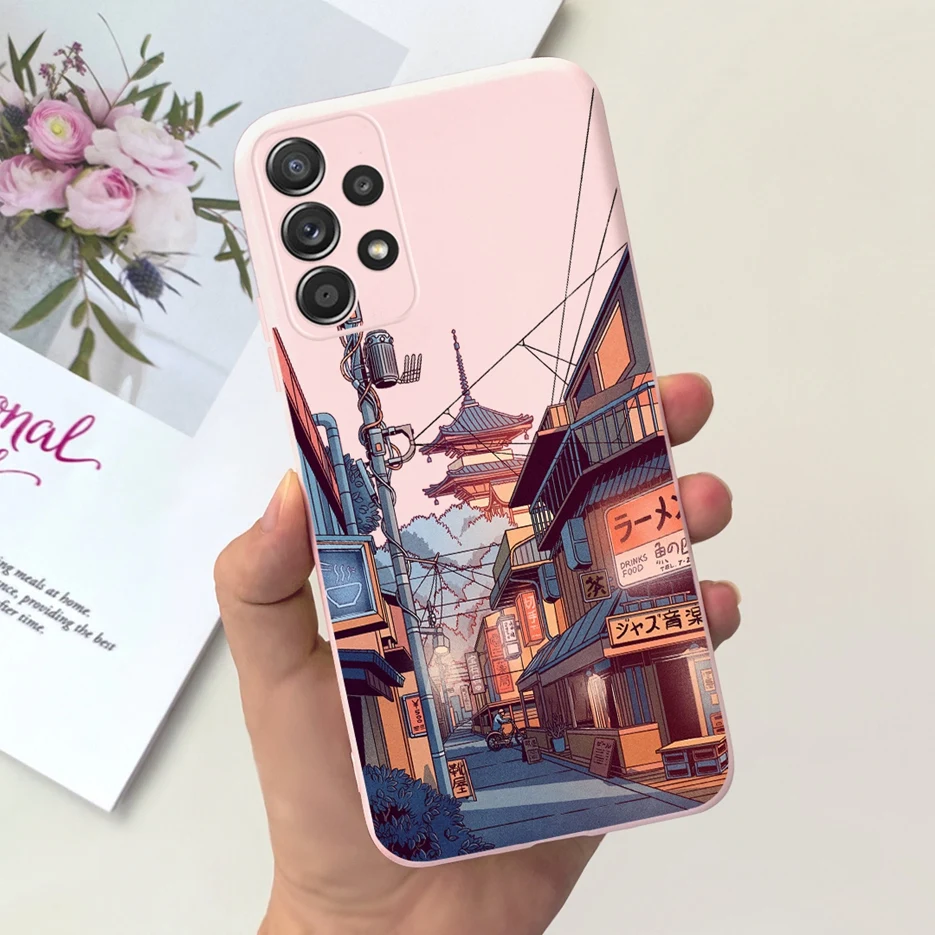 Cute Cartoon Shockproof Soft TPU Phone Case in Pastel Design