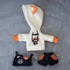 OB11 Doll Cothes Halloween series Set Spliced Long-sleeved Sweater Cute Lightning Cat Hat For Molly GSC YMY P9Body 1/12 UF Doll 1