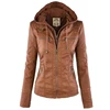 Winter Faux Leather Jacket Women Casual Basic Coats 2022 Ladies Basic Jackets Waterproof Windproof Coats Female Ropa de Mujer 1