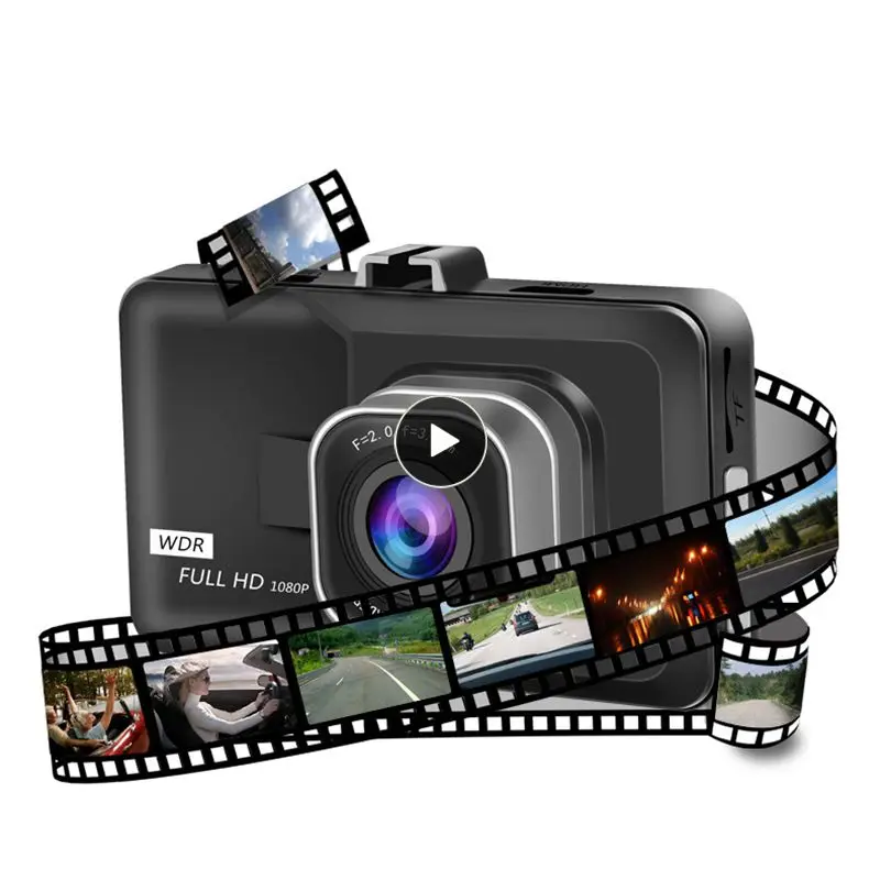 

Автомобильный видеорегистратор, 3 камеры, объектив 1080P, видеорегистратор с двойным объективом, камера заднего вида, передняя + внутренняя + задняя камера, Автомобильный видеорегистратор, автомобильный детектор движения