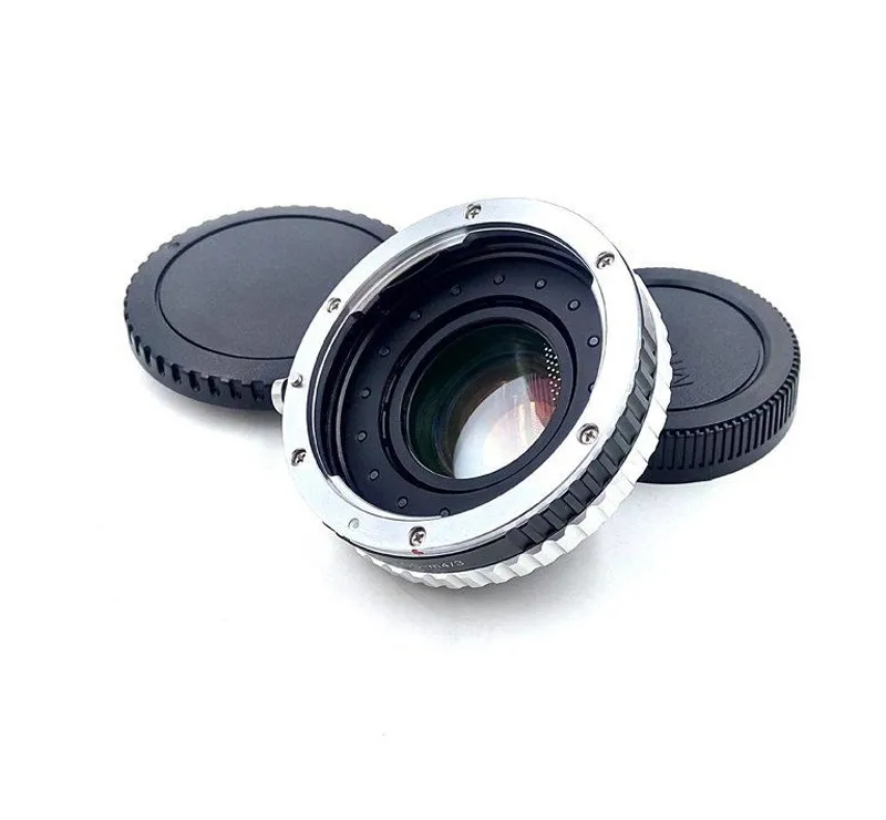

Focal Reducer Speed Booster Turbo adapter ring w/ Aperture for canon eos Lens to m4/3 GF6 E-PL6/5 GX1 GX7 EM5 EM1 em10 camera