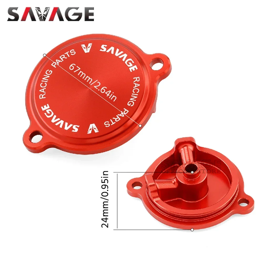 Engine Oil Filter Cover CNC Decorative Cap For HONDA XR400R 1996-2004 TRX400 2009-2014 XR 400R TRX 400 Motorcycle Accessories