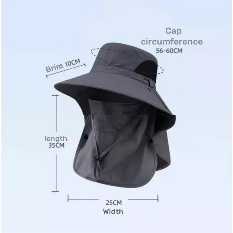Summer Sun Hats UV Protection Outdoor Hunting Fishing Cap