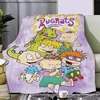 Cartoon Funny R-Rugrats Printed Blanket Picnic Blankets Warm Blanket Soft and Comfortable Blanket Home Travel Birthday Gift 3