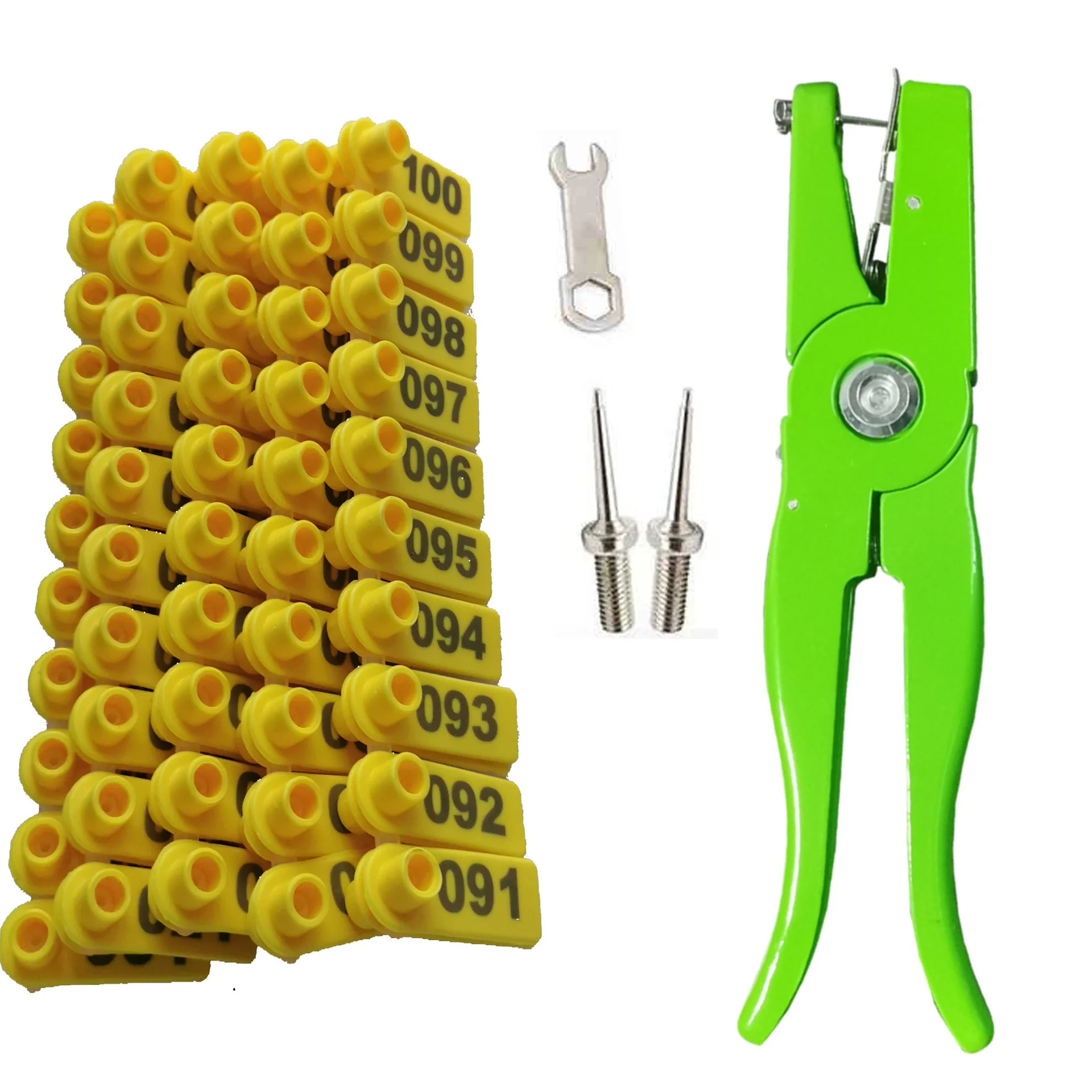 Pince à Étiquettes D'Oreille Pour Bétail - Poignée Ergonomique Antidérapante, Acier Allié, Pour Porcs, Chèvres, Bovins, Moutons - 297g - 9