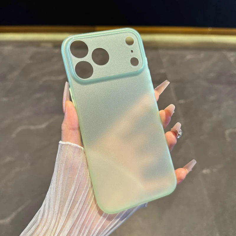 Ultradünne, weiche, matte, transparente Hülle für iPhone 17, Air 16, 15, 14, 13, 12, 11 Pro Max, Silikon, Bonbonfarben, TPU, schlanke Kühlabdeckung – Detail 5
