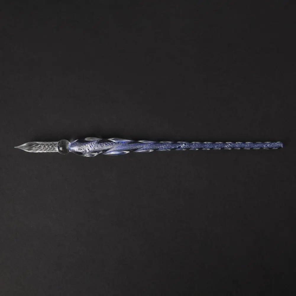 Color Testing Tool Colorful Dip Pen Elegant Glass Pen for Calligraphy Painting with Smooth Lines Beautiful Color Effects Easy