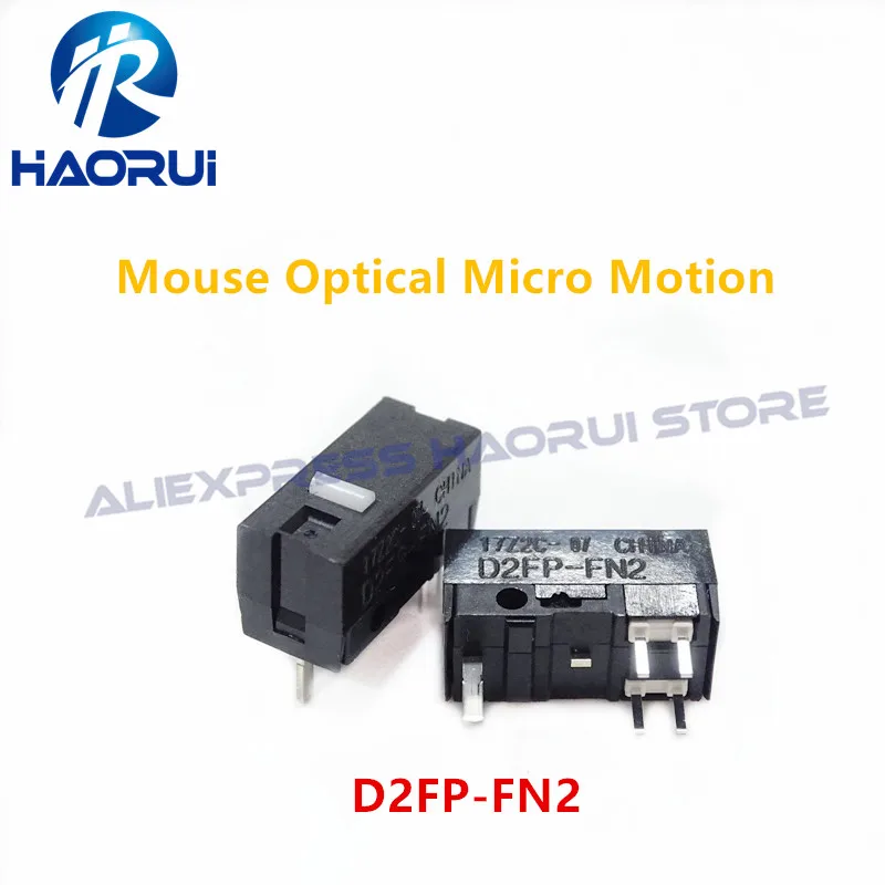 2Pcs Original D2FP mouse optical micro motion D2FP-FN2 Suitable for  ASUS ROG battle blade 3rd generation AP magic blade G502X