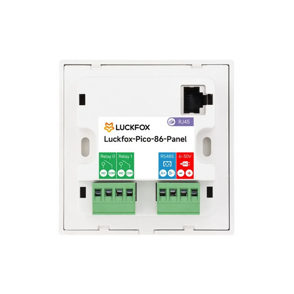 thumbnail image 2 of Waveshare Luckfox Core1106 Smart 86 Box Development Board, RV1106G2, 0.5/1TOPS, 128MB/256MB DDR3L, ARM Cortex-A7 32-bit, Onboard 4inch 720 × 720 Pixel Touch Display, RS485 Interface, Without Wireless 2 of 14
