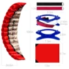 High Quality  2.5m Red Dual Line Parafoil Kite  WithFlying Tools Power Braid Sailing Kitesurf Rainbow Sports Beach 3