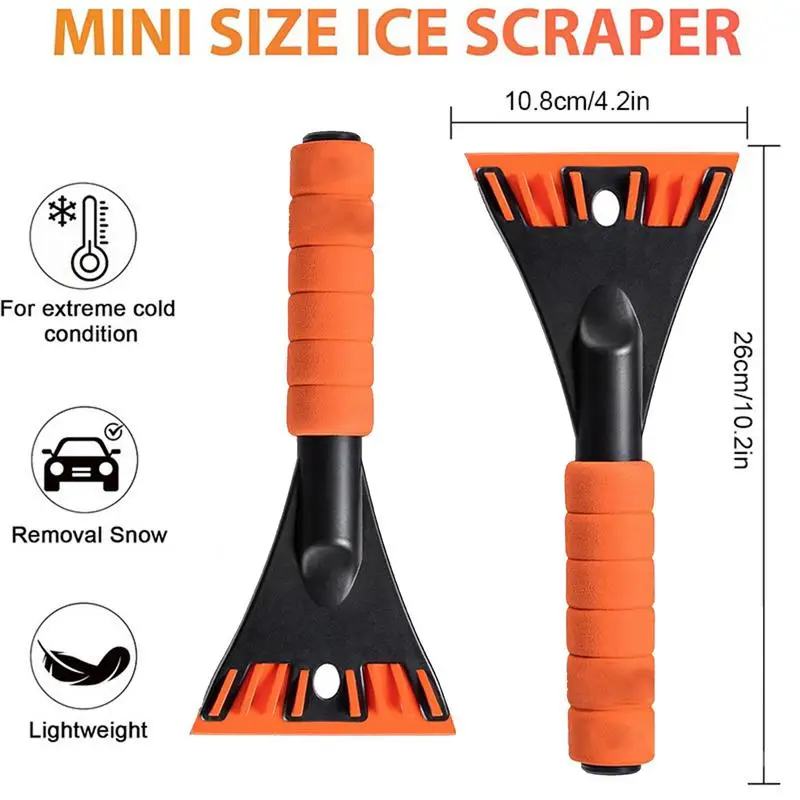 New Snow Shovel For Car Windscreen Shovel Snow Window De-icer Scraper Windshield Ice Removal Tool for SUV Car RV and Truck