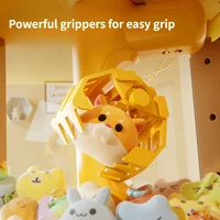 Dinosaur Cartoon Claw Machine Children's Toys Clamping Toy Egg Twisting Machine Birthday Gifts Boys and Girls Doll Machine Toys 2