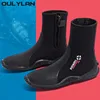 Oulylan Premium Neoprene Diving Boot 5m Water Shoes Wetsuit Booties With Anti-Slip Rubber Sole  Zipper For Surf Scuba 1 Pair 1