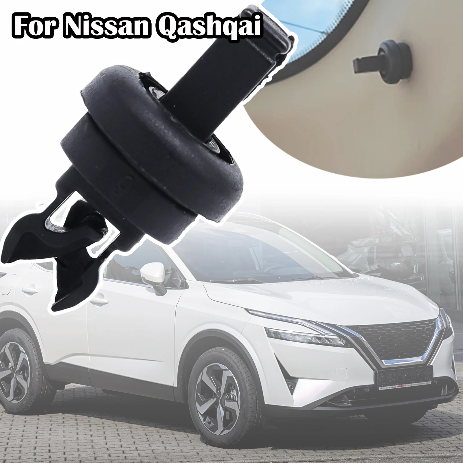 Rogue Sport Parcel Shelf String Cord Hanger Clips Staffa Pioli Perni Per Nissan Qashqai Dualis J10 J11 Note E11 Muslimate