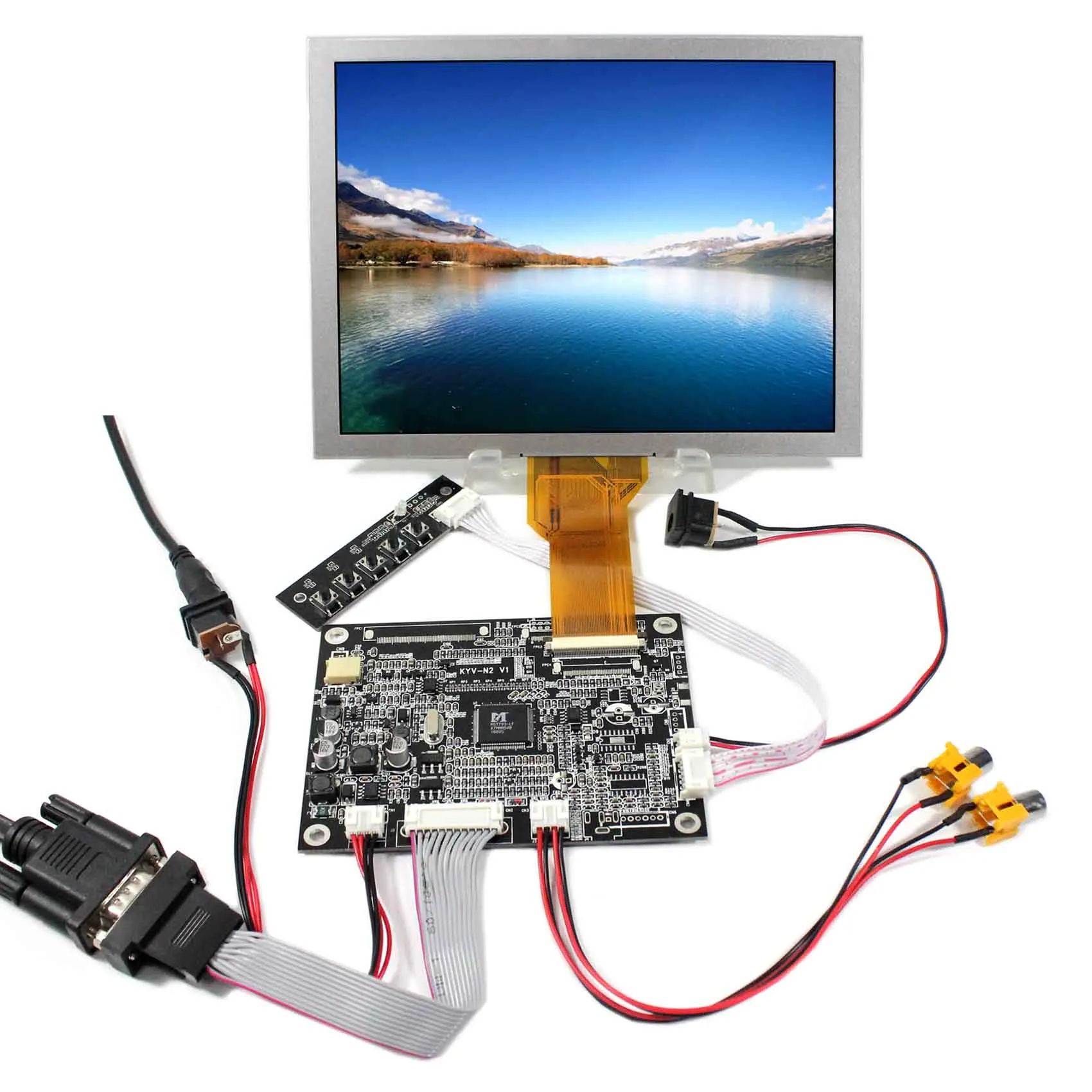 

VGA AV LCD плата драйвера 8 "EJ080NA-05B 800x600 8-дюймовый TFT-ЖК-экран приложения для цифровой фоторамки, автомобильный DVD-плеер